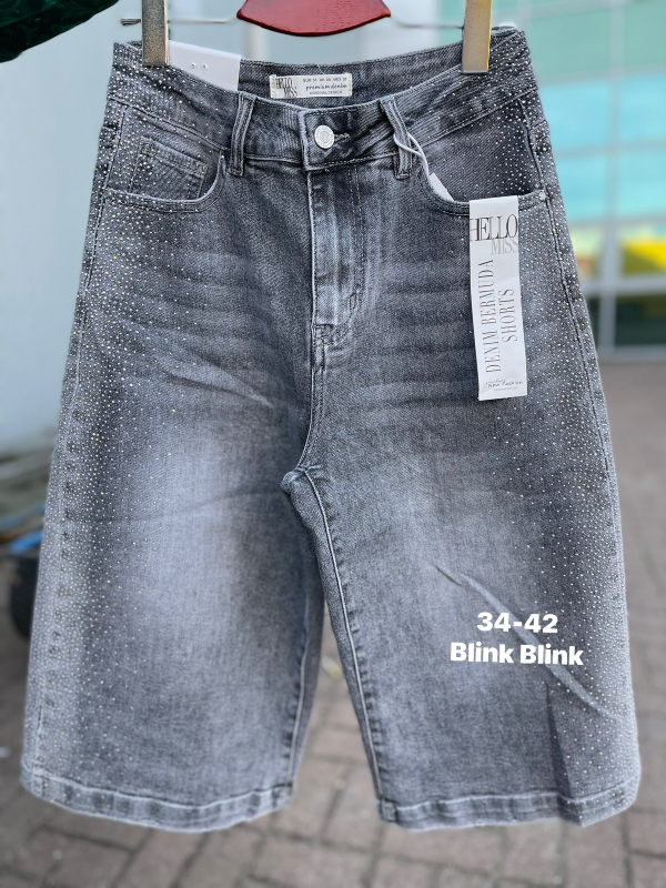 Rybaczki damskie jeansy Roz 34-42, 1 Kolor Paczka 10 szt